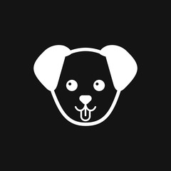 Puppy icon. Dog symbol. Vector element for your design