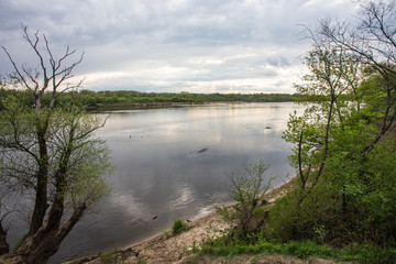 Fototapeta na wymiar Vistula river bank