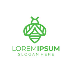 Bee line design logo