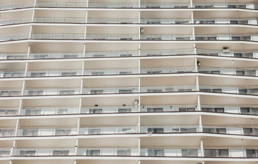 modern apartment building of hotel type