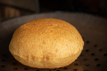Indian bread puri
