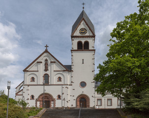 Fototapeta na wymiar St. Francis Monastery Church in Kelkheim Taunus, Hesse, Germany