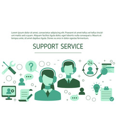Support service concept