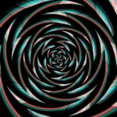 Spiral swirl pattern background abstract, zig-zag backdrop.