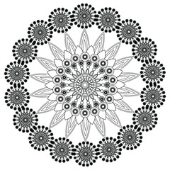 mandala with decorative ornament