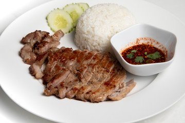 meat with rice