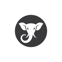 elephant logo vector icon illustration