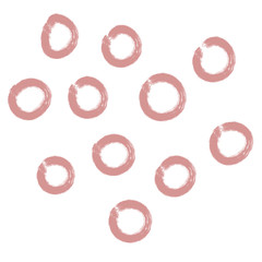 Abstract modern and stylish digital hand drawn cutout shape on the white isolated background. Creative clipart collage decor.