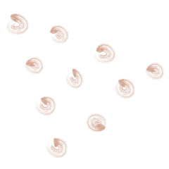 Abstract modern and stylish digital hand drawn cutout shape on the white isolated background. Creative clipart collage decor.