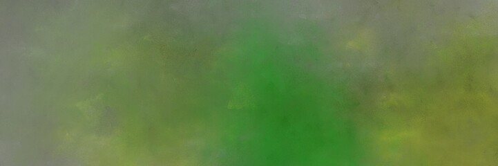 vintage painted art retro horizontal background design with dark olive green, pastel brown and forest green color