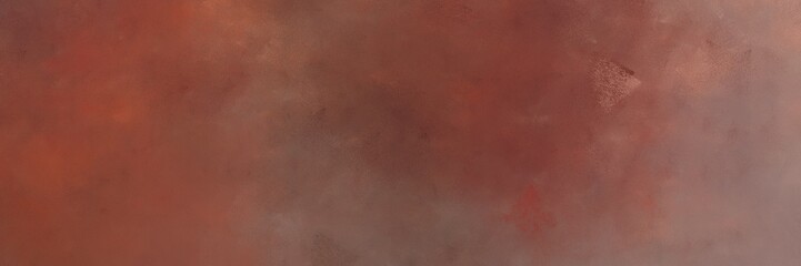 abstract painted art antique horizontal background texture with pastel brown, brown and gray gray color