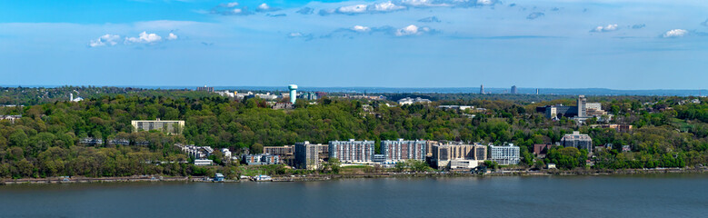 View of North Yonkers and the Hudson river, Westchester, New York
