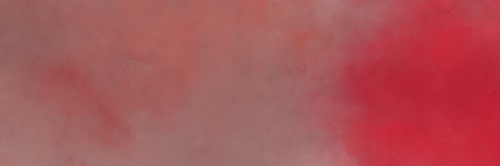 abstract painted art decorative horizontal texture with moderate red, pastel brown and firebrick color