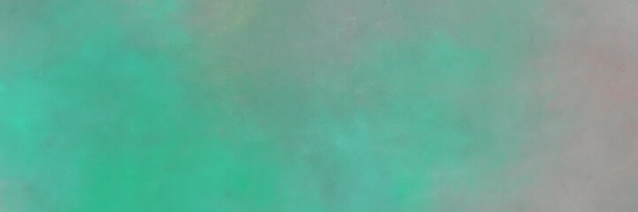 abstract painted art grunge horizontal design with cadet blue, light slate gray and dark gray color