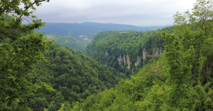 Georgia. The magnificent canyon Okace..