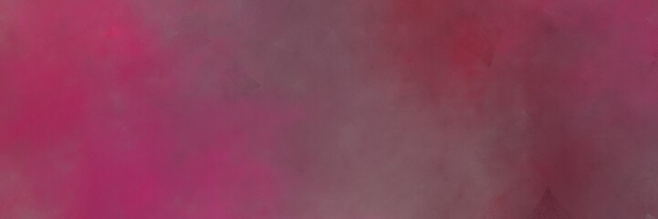painted old horizontal banner background  with dark moderate pink, moderate pink and pastel brown color