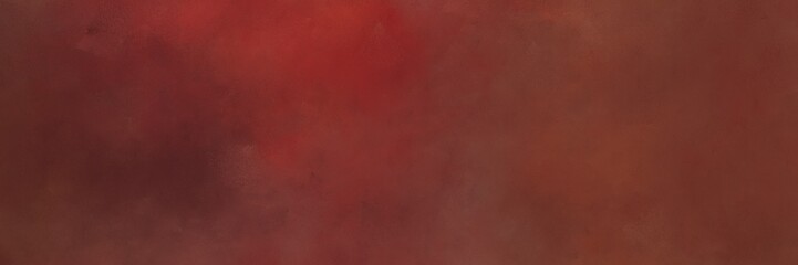 painted grunge horizontal texture background  with old mauve, firebrick and very dark pink color