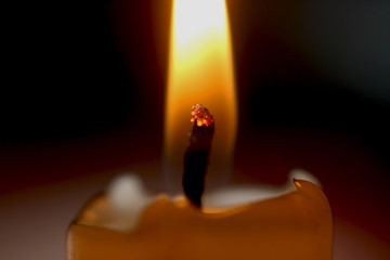 candle in the dark