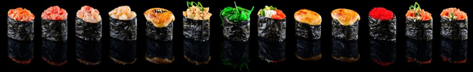 gunkan maki sushi set © smspsy