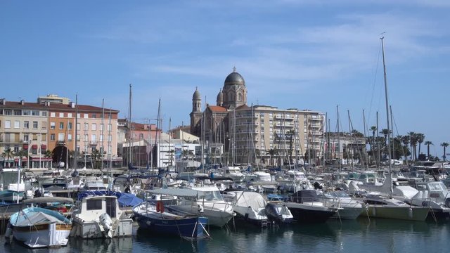 City of Saint Raphael located in Var department on French riviera