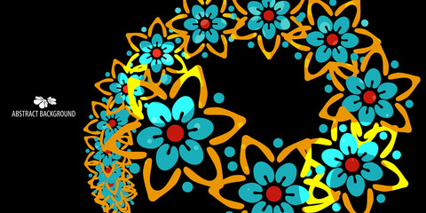 Geometric colorful abstract background
