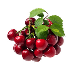 Cherry isolated on white background