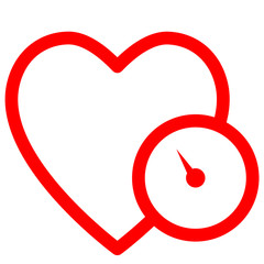 Vector - Art design health medical heartbeat pulse symbol icon design.