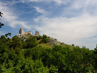 Fototapeta na wymiar Orphan Castle - Palava Protected Landscape Area, Czech republic