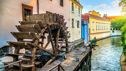 Water mill in Prague © zevana