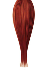 Henna hair on white, isolated