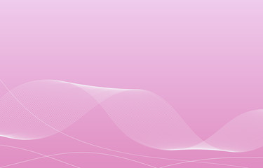 Abstract pink background with waves 