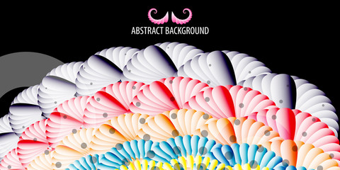 Geometric colorful abstract background