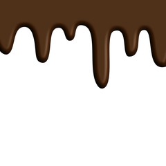 illustration of chocolate splash background