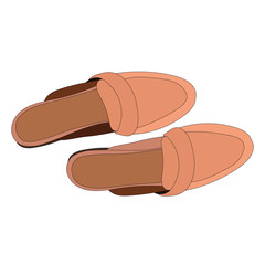  white background, summer shoes flat style