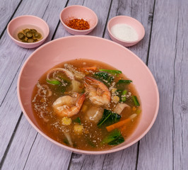 Thai food mixed dishes 