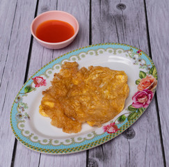 Thai food mixed dishes 