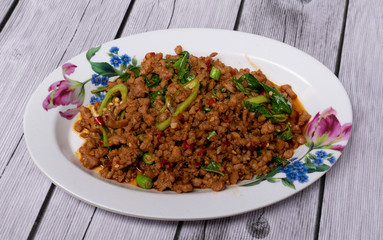 Thai food mixed dishes 