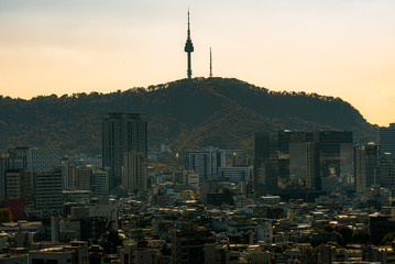 Obraz premium View over Seoul
