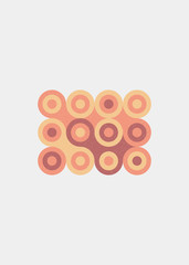 Colour Dots Universe Logo art design illustration