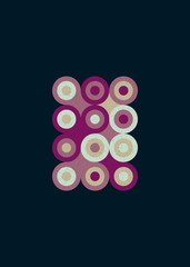 Colour Dots Universe Logo art design illustration