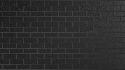 Fototapeta na wymiar Black brick wall texture background, dark and grunge wall stone concrete texture background.