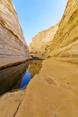 Canyon of Ein Avdat National Park, the Negev Desert