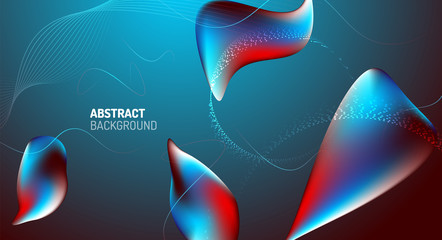 Fluid liquid color gradient background design. Vector illustration