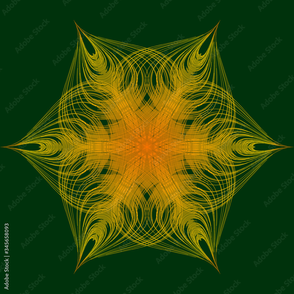 Poster modern design star background. round wave modern abstract element. new digital web banner. jpeg illu