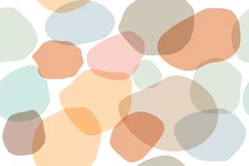 Keuken foto achterwand Organische vormen Naadloos pastelsteenpatroon