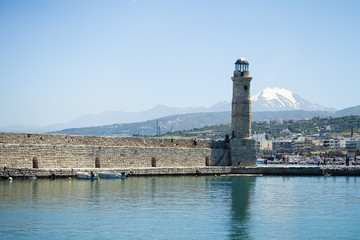Crete - Mountains and Lighthouse