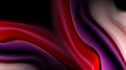 Liquid colors fluid gradients on black background