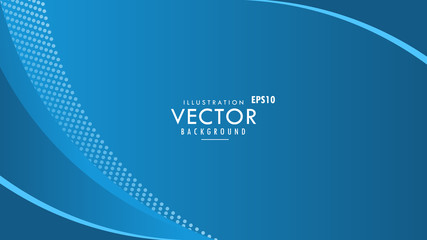 vector graphic design modern Blue Calm Gradient background wallpaper for business, company, office, corporate, web, presentation, publication, advertising with blank text space side template