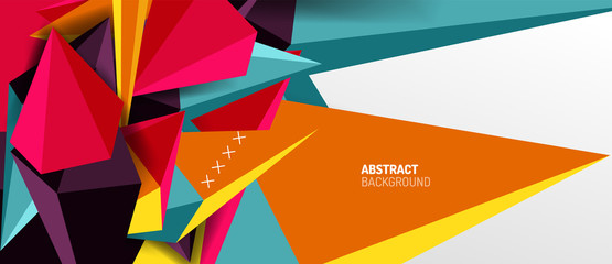 Trendy simple triangle abstract background, dynamic motion concept. Vector Illustration For Wallpaper, Banner, Background, Card, Book Illustration, landing page