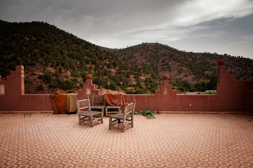 panorama sur le mont Atlas, Maroc